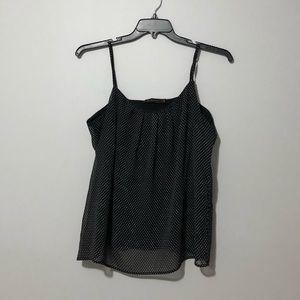 The limited spaghetti strap top polka dots sz XL
